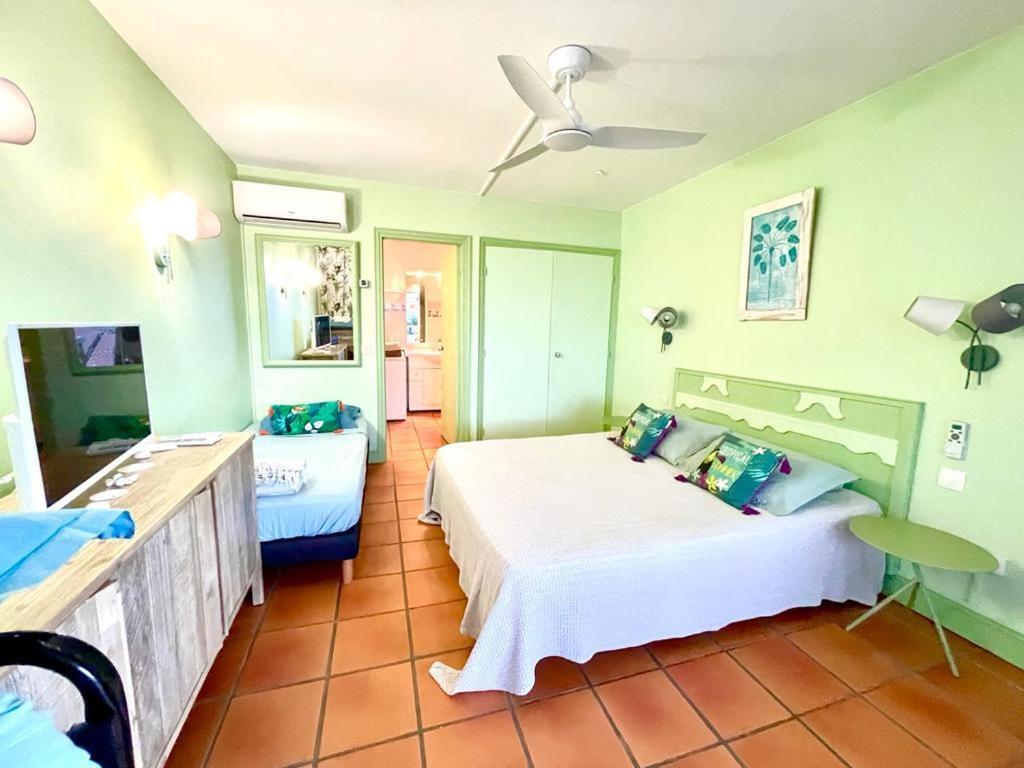 Guadeloupe- Saint-Francois- Residence Anse Des Rochers - Appartement Quart De Villa Etage - Vue Mer- 4 Personnes - Lit Bebe Sur Demande - Citerne Et Wifi Prives -Animaux Ok-Acces Plage Direct -Apnee Bien-Etre Experience Sur Demande Avec Instructeur A Екстер'єр фото