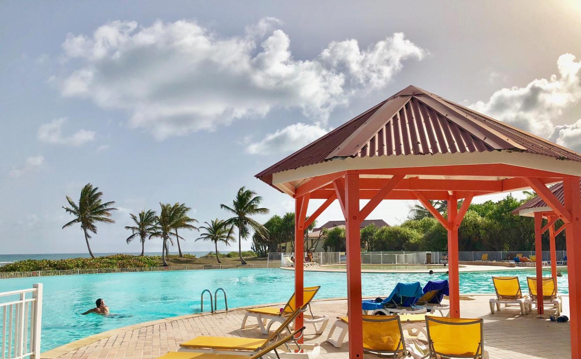 Guadeloupe- Saint-Francois- Residence Anse Des Rochers - Appartement Quart De Villa Etage - Vue Mer- 4 Personnes - Lit Bebe Sur Demande - Citerne Et Wifi Prives -Animaux Ok-Acces Plage Direct -Apnee Bien-Etre Experience Sur Demande Avec Instructeur A Екстер'єр фото